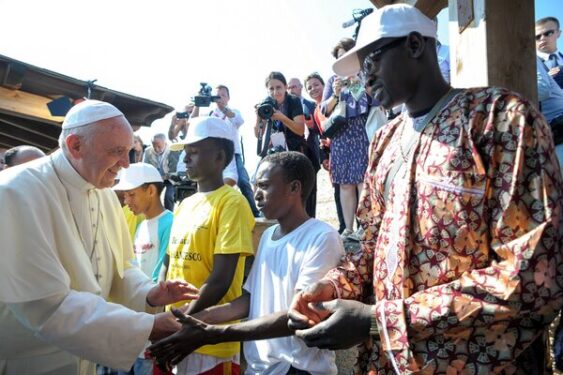 FILE POPE FRANCIS IMMIGRANTS LAMPEDUSA