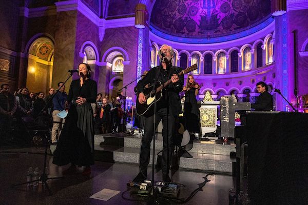 Sarah and Matt performing last year